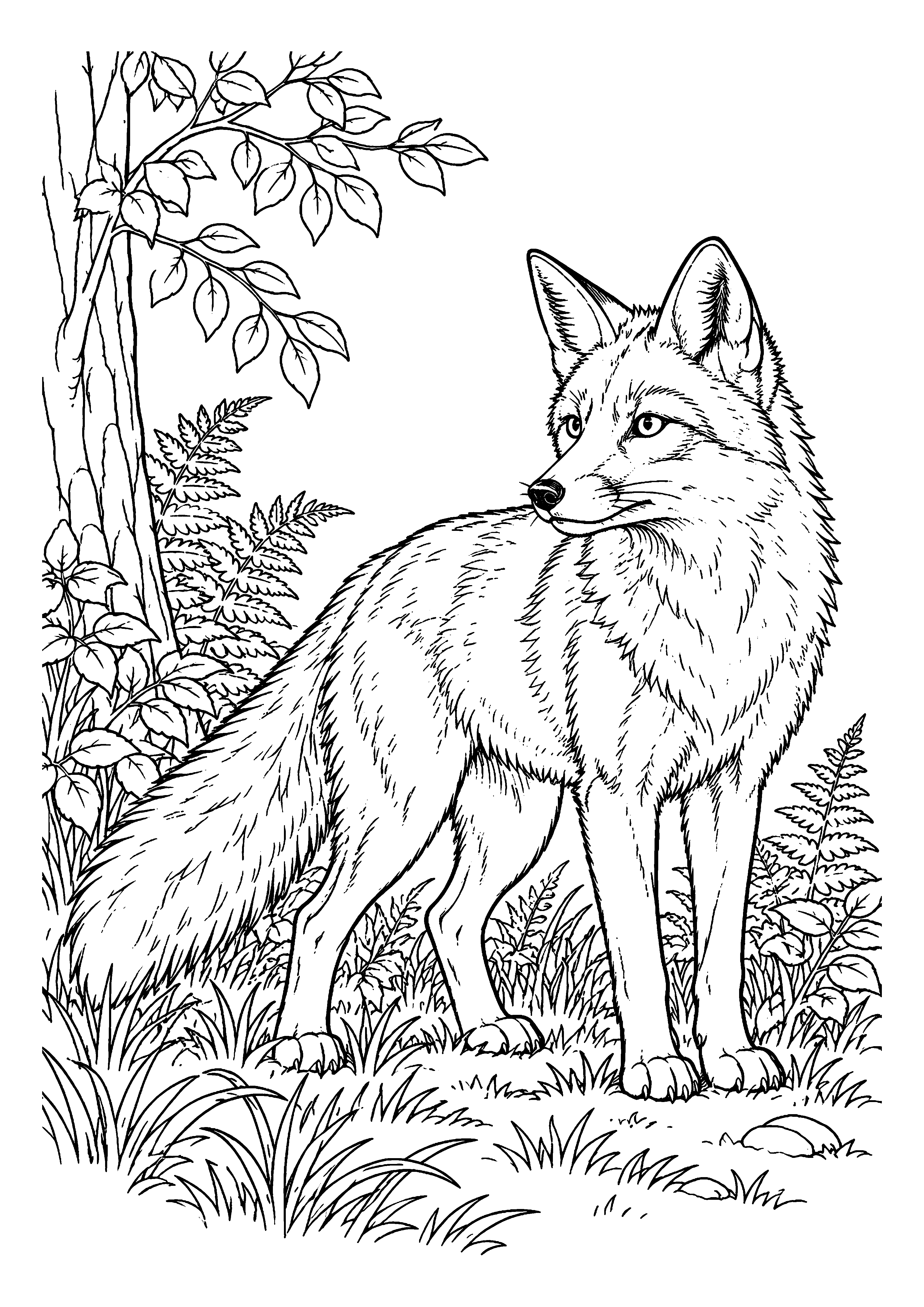 Fox at the Forest Edge