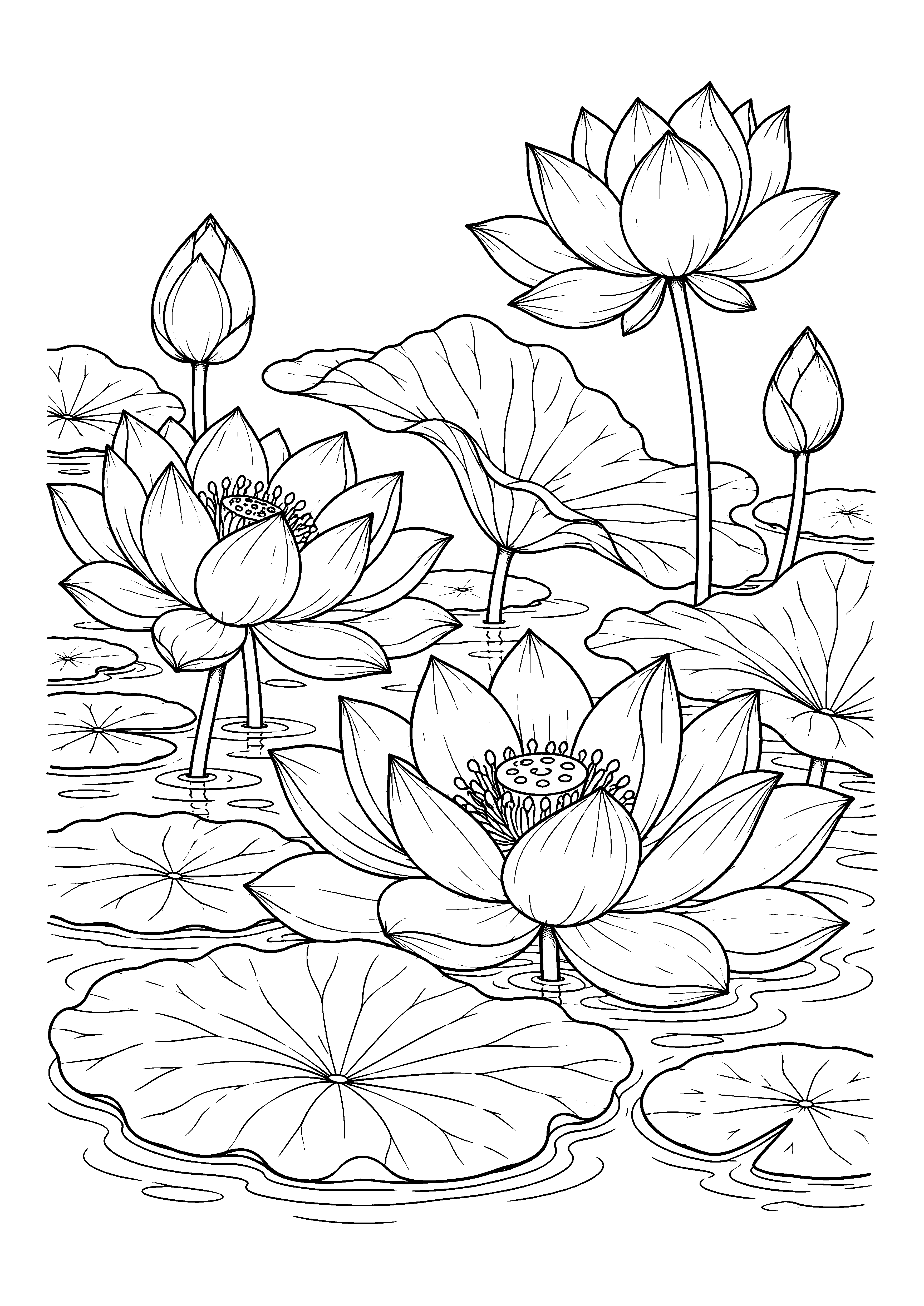 Calm Lotus Pond