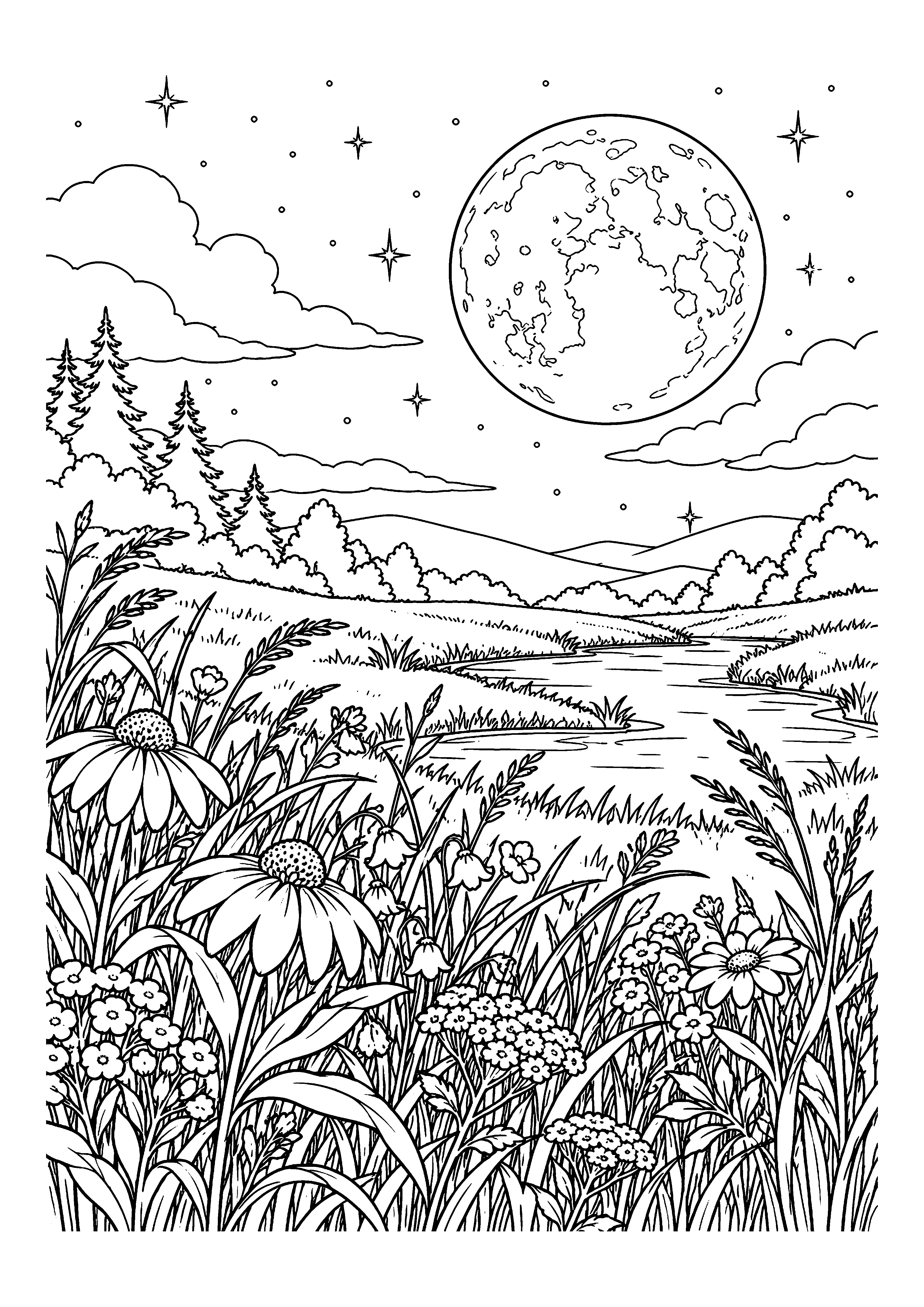 Moonlit Meadow