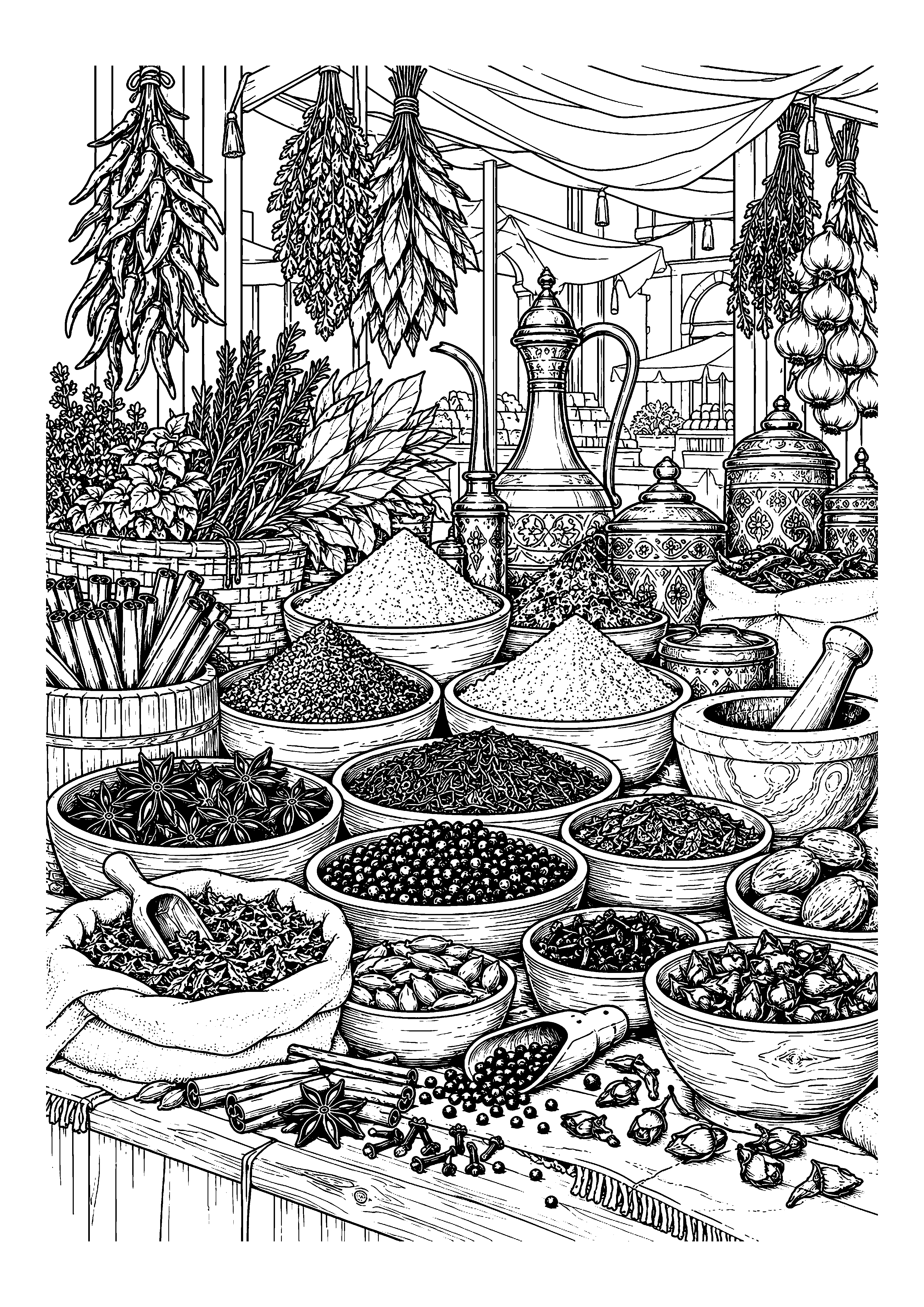 Spice Market Display