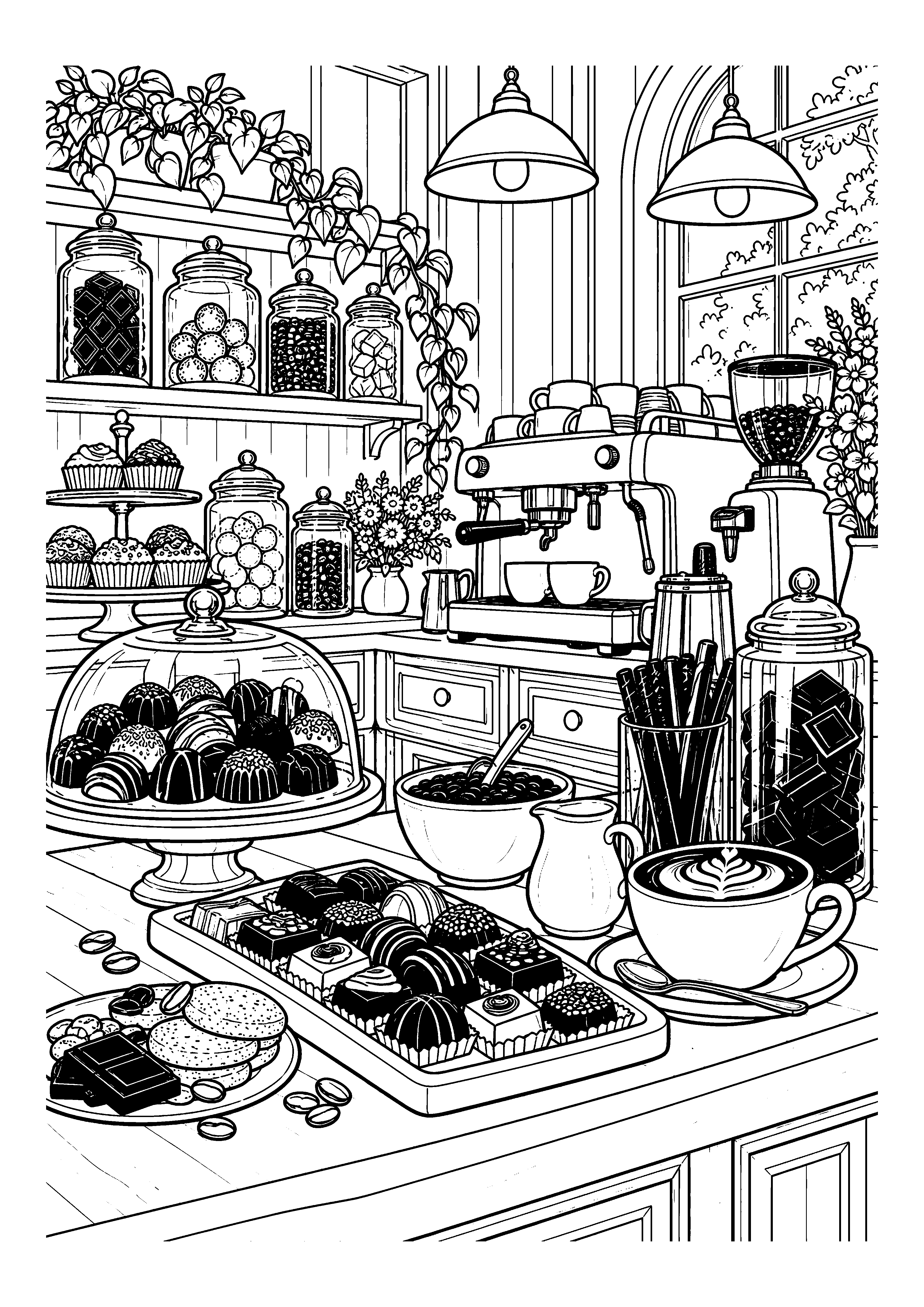 Chocolate and Coffee Counter