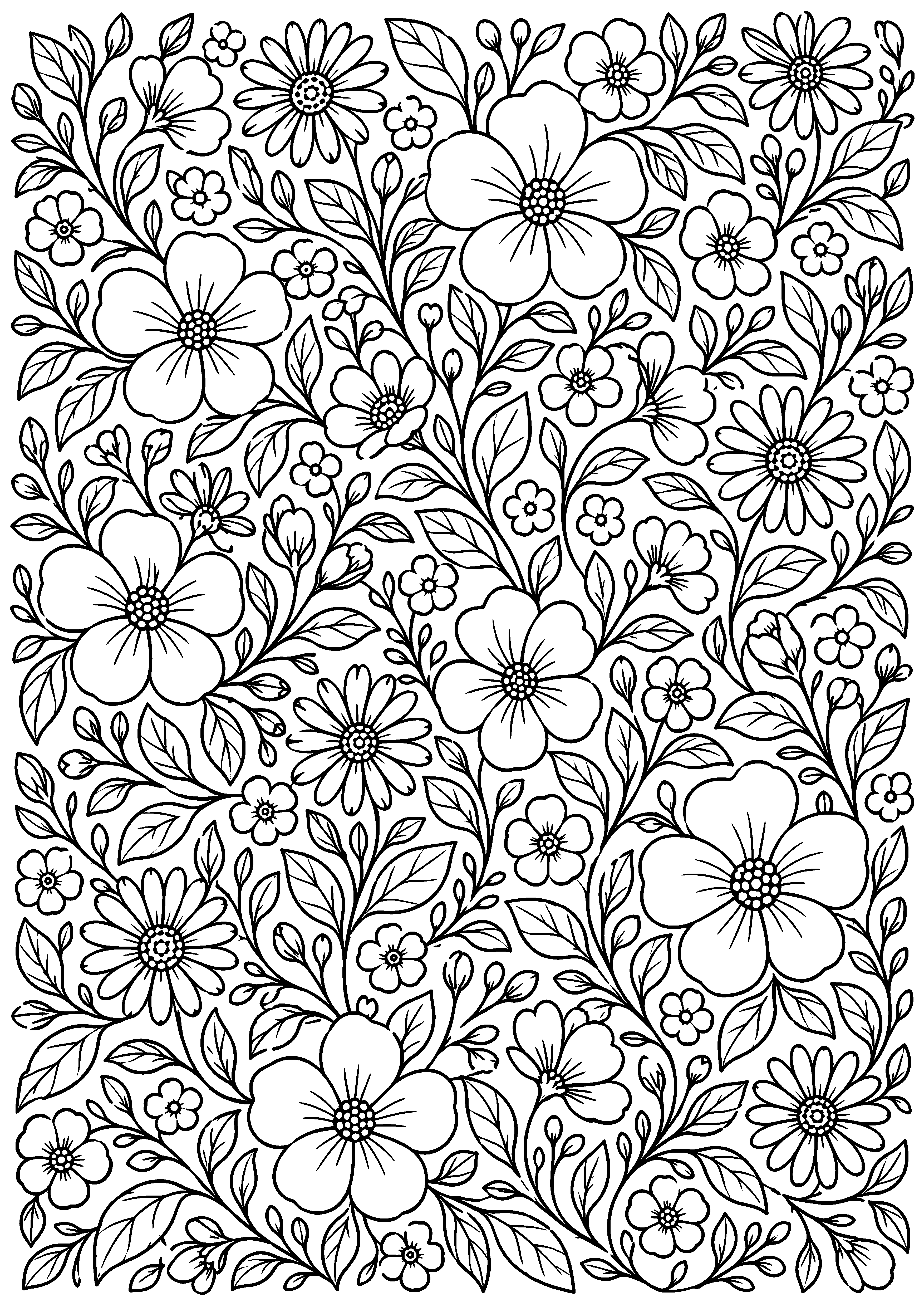 Relaxing Flower Pattern