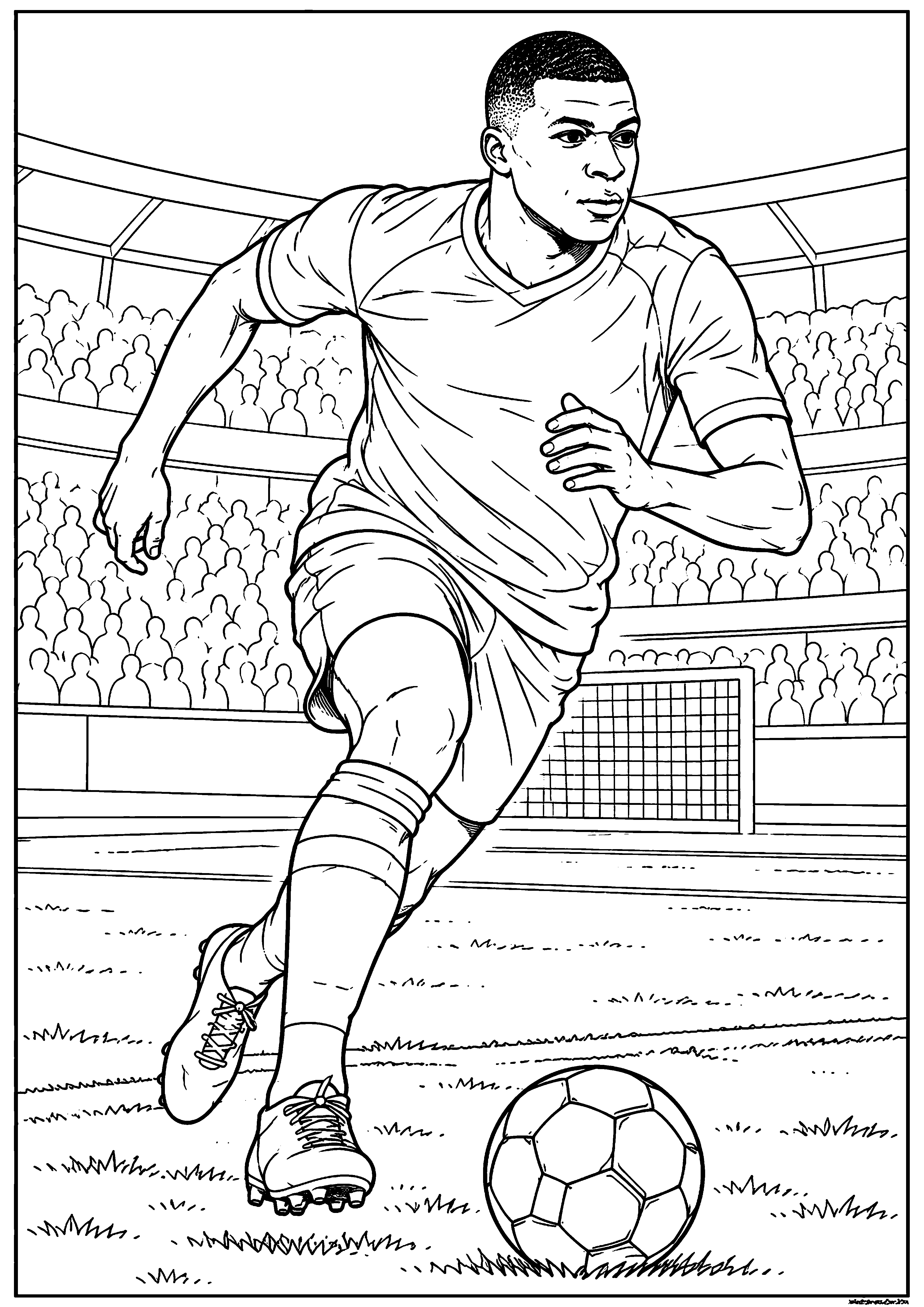 Kylian Mbappé in Action