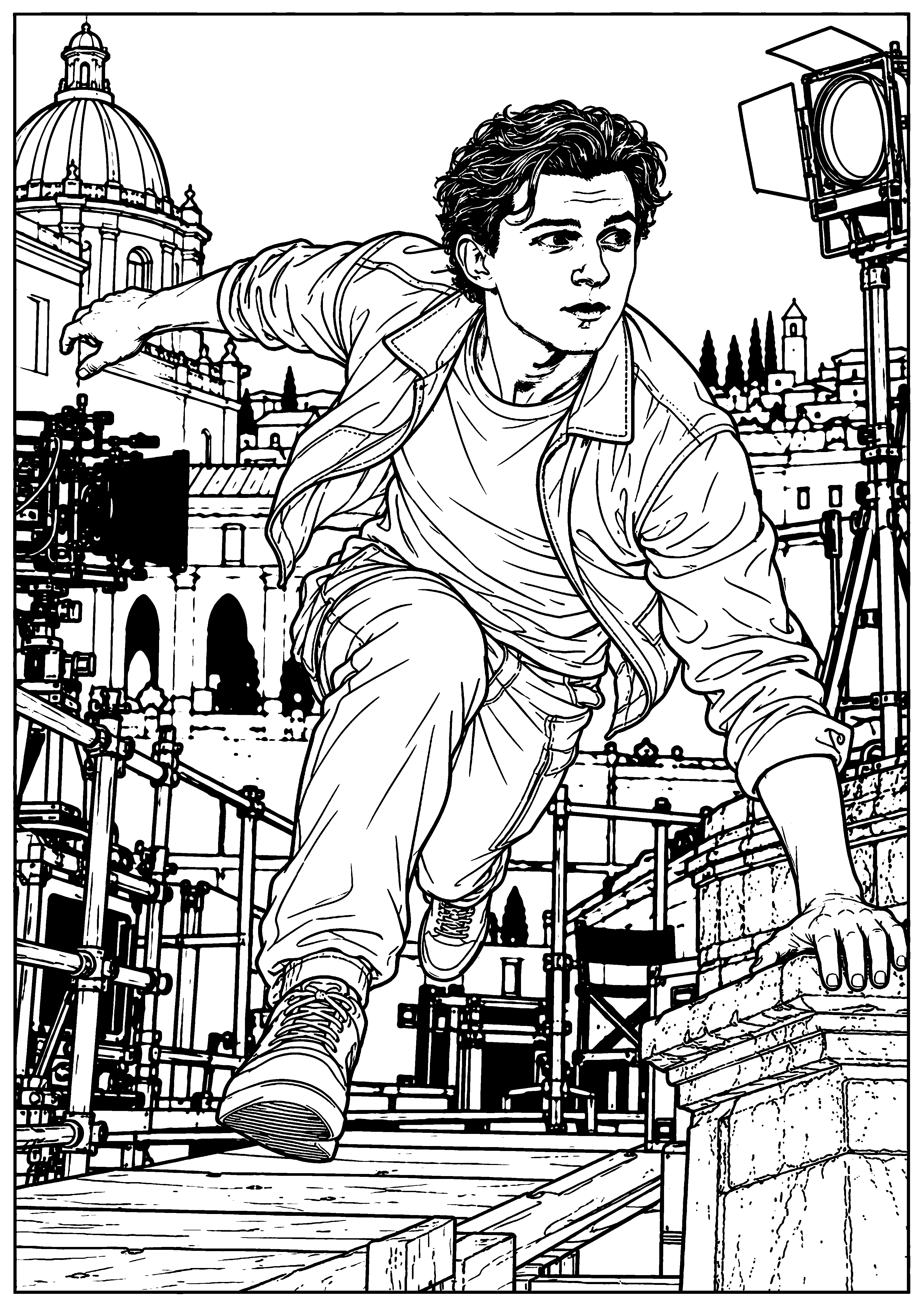 Tom Holland in Action