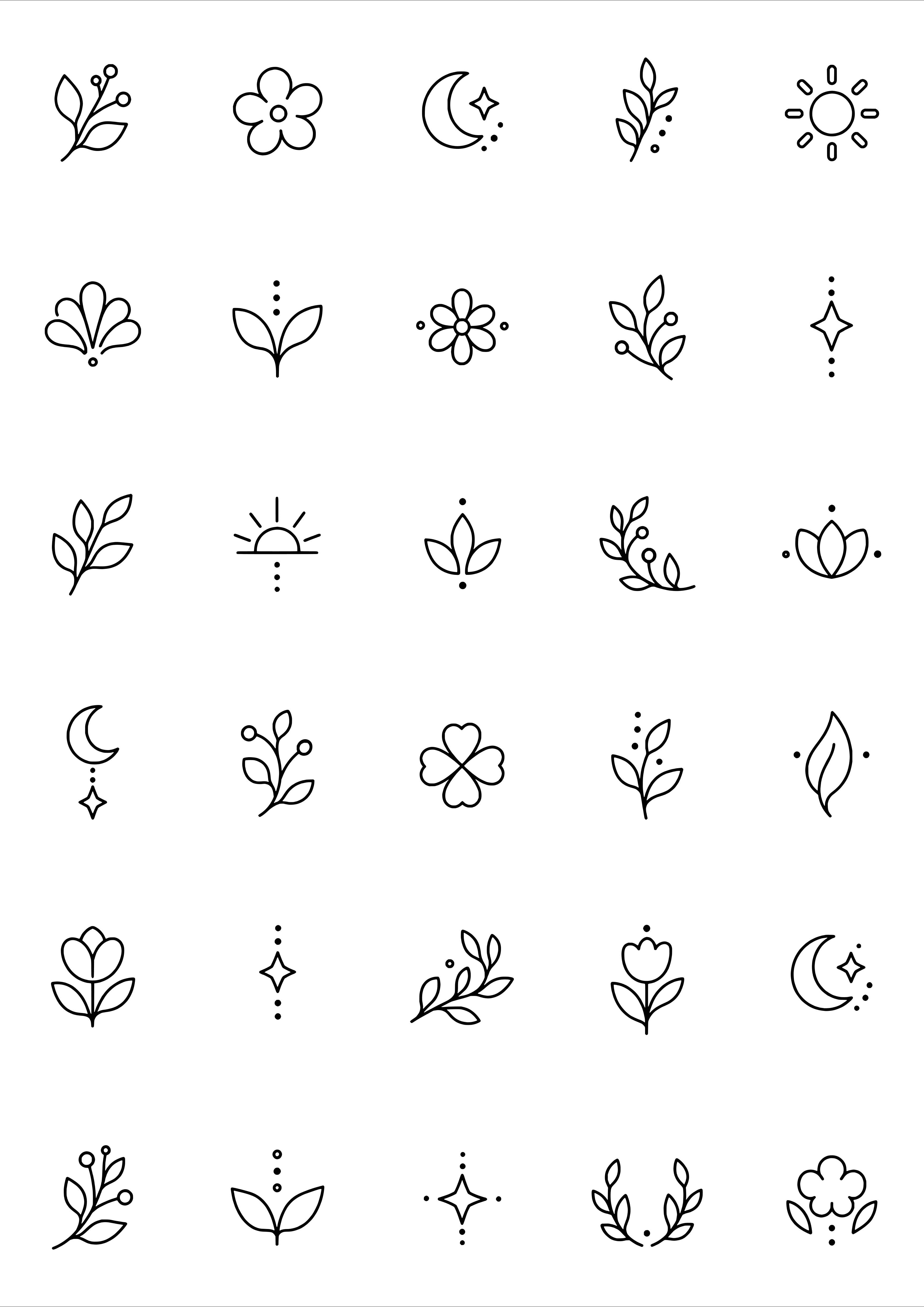 Tiny Hand Tattoo Designs Coloring Page