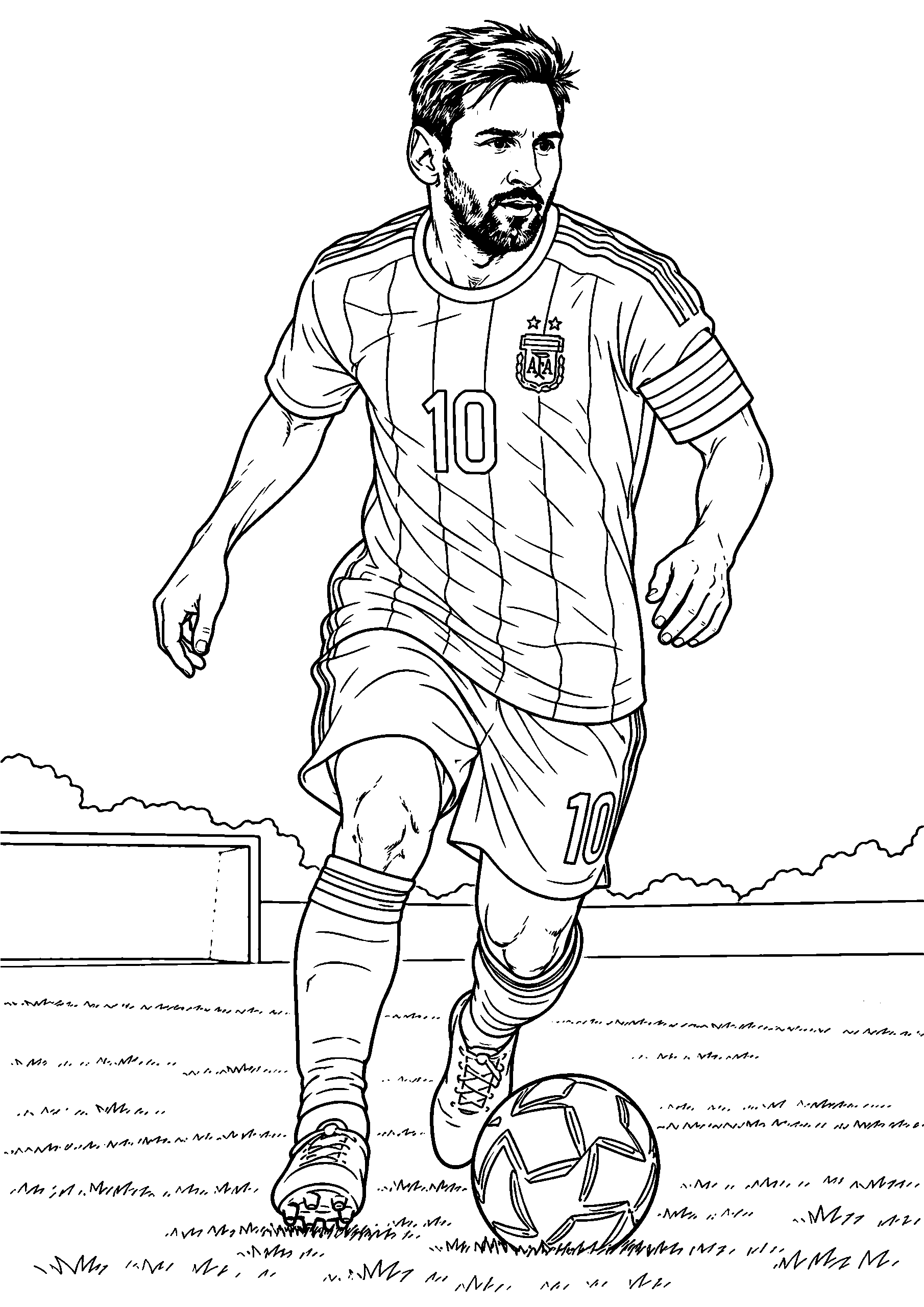 Lionel Messi in Action
